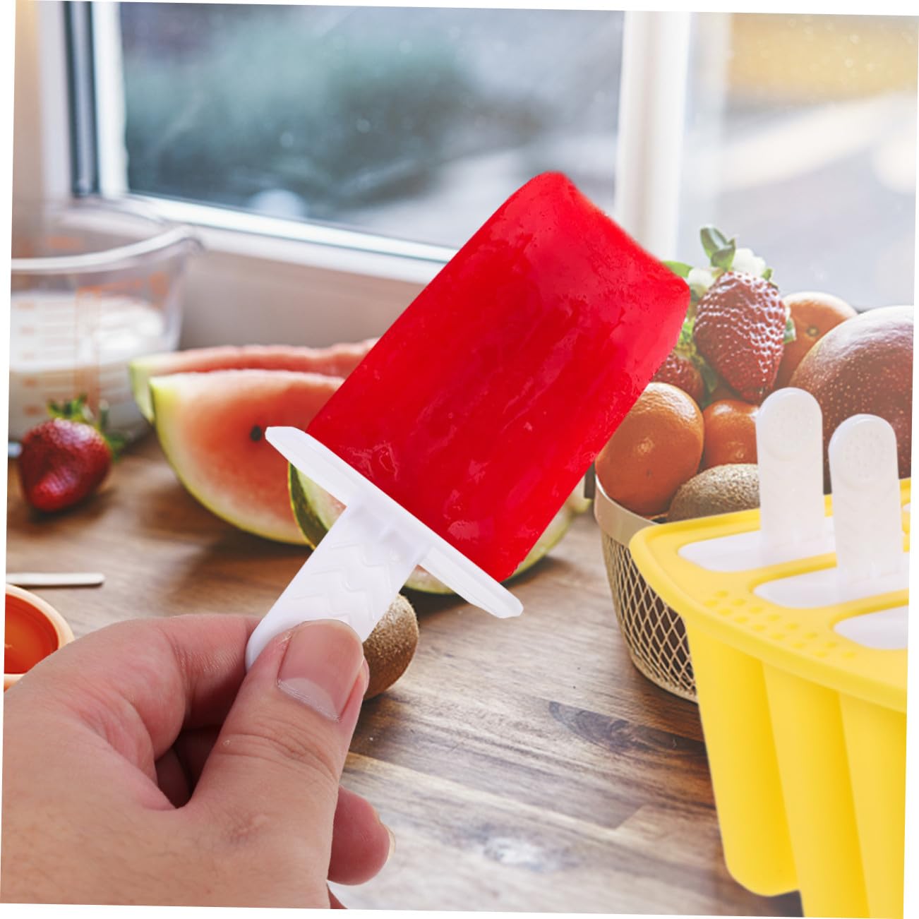 IMIKEYA Moule à Glace en Silicone, 12 Compartiments, pour Pâte et Fruits, Lot de 1 Set de Set, DIY la Maison L’hôtel