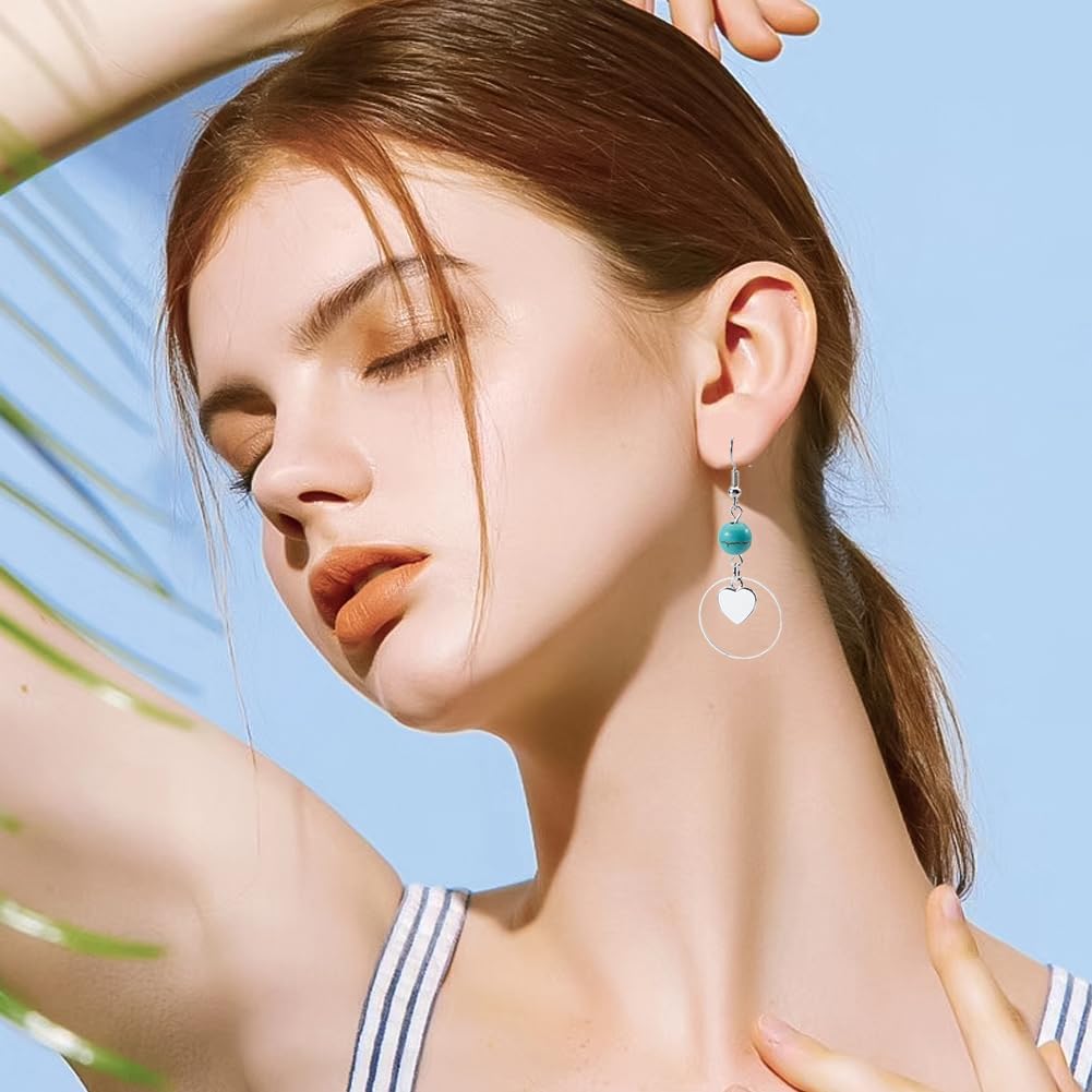 Beebeecraft 1 Box 20Pcs Heart Charms 925 Sterling Silver Plated Love Hearts Shape Charm Dangle Pendants with Jump Rings for Jewelry Making Valentine's Day Necklaces Earrings Bracelets DIY Crafts - Image 5