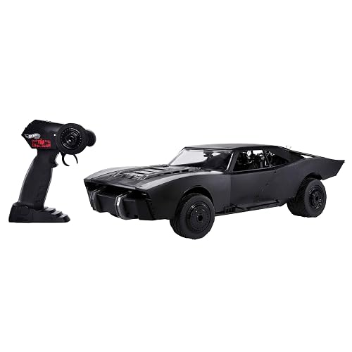 Hot Wheels R/C Batmóvil Coche teledirigido de Juguete Radio Control basado en película Batman con Mando