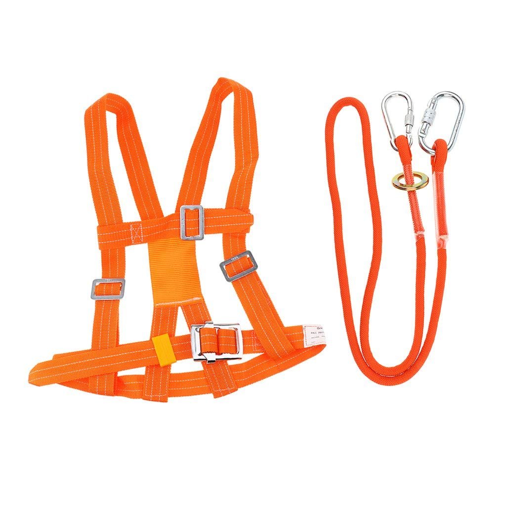 Swayve Small Buckle Working At Height Safety Harness, Safe Belt With Hook Fall Protection Safety Kit For Safety Protection Fall Arrest/Small Buckle/3M