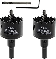 Vista 46 de Sierra perforadora Rannb de 3 pulgadas de diámetro para cortar agujeros en madera, plástico, paneles de yeso, metal delgado