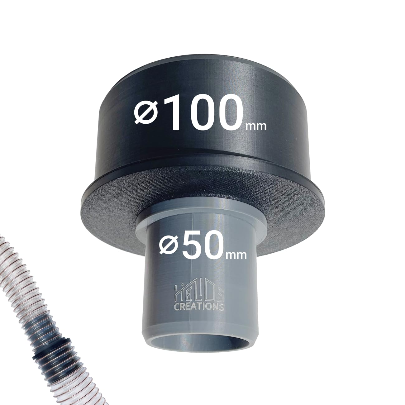 Dust Extraction Hose Reducer β 100 mm (4") to 50 mm Connector