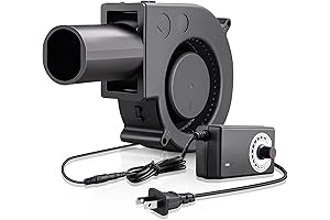 GDSTIME Small Squirrel Cage Fan - BBQ Fan Air Blower