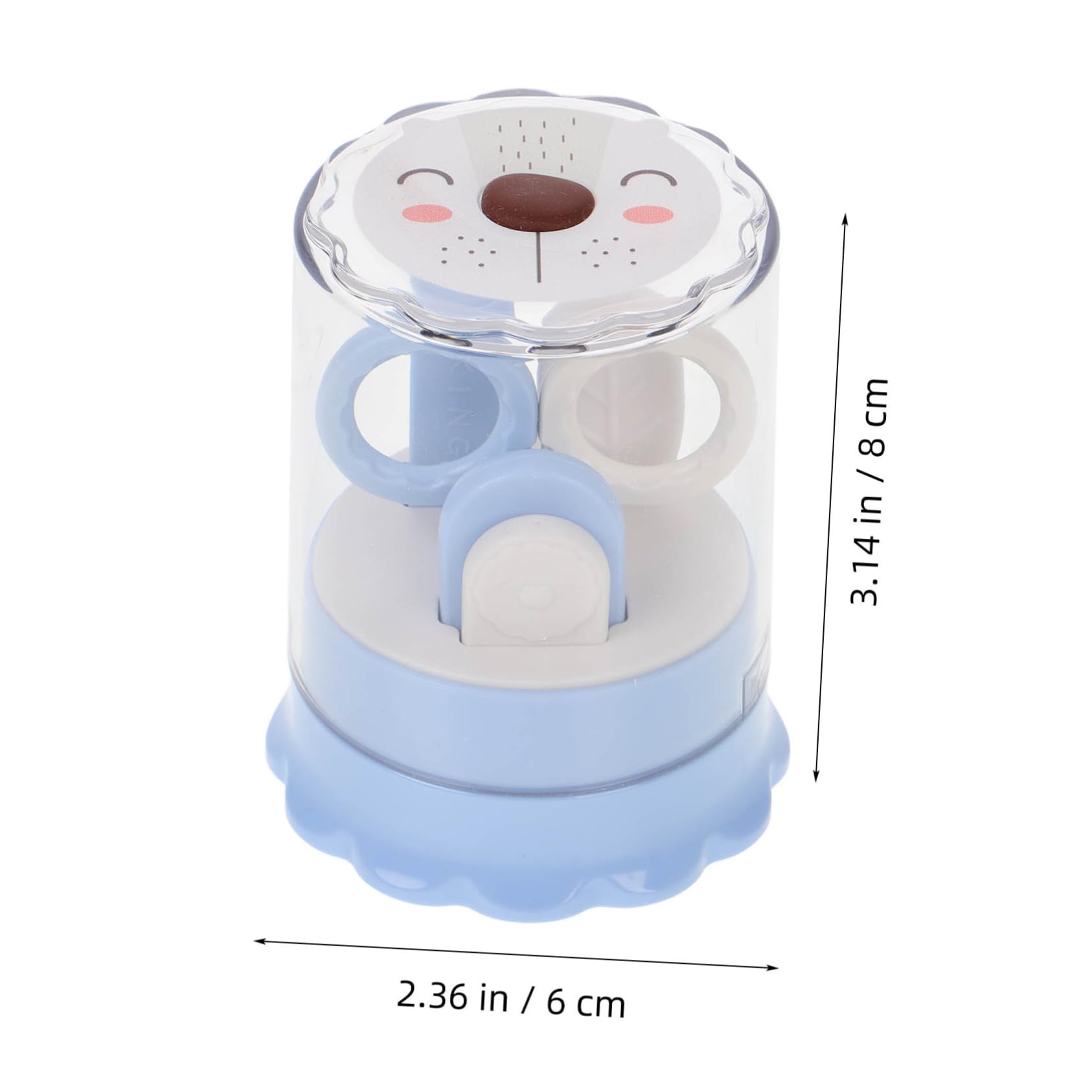 DECHOUS Baby Nail Clippers Kit 3pc Set for Newborn Cat Clipper Set Safety Design Baby Grooming Kit for Newborn Boys Girls