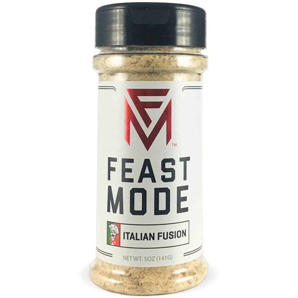Pizza Parmesan - Feast Mode Flavors - Low Sodium, No MSG, Gluten Free, All Natural, Meal Prep Seasoning, Healthy, Parmesan, Crushed Red Pepper