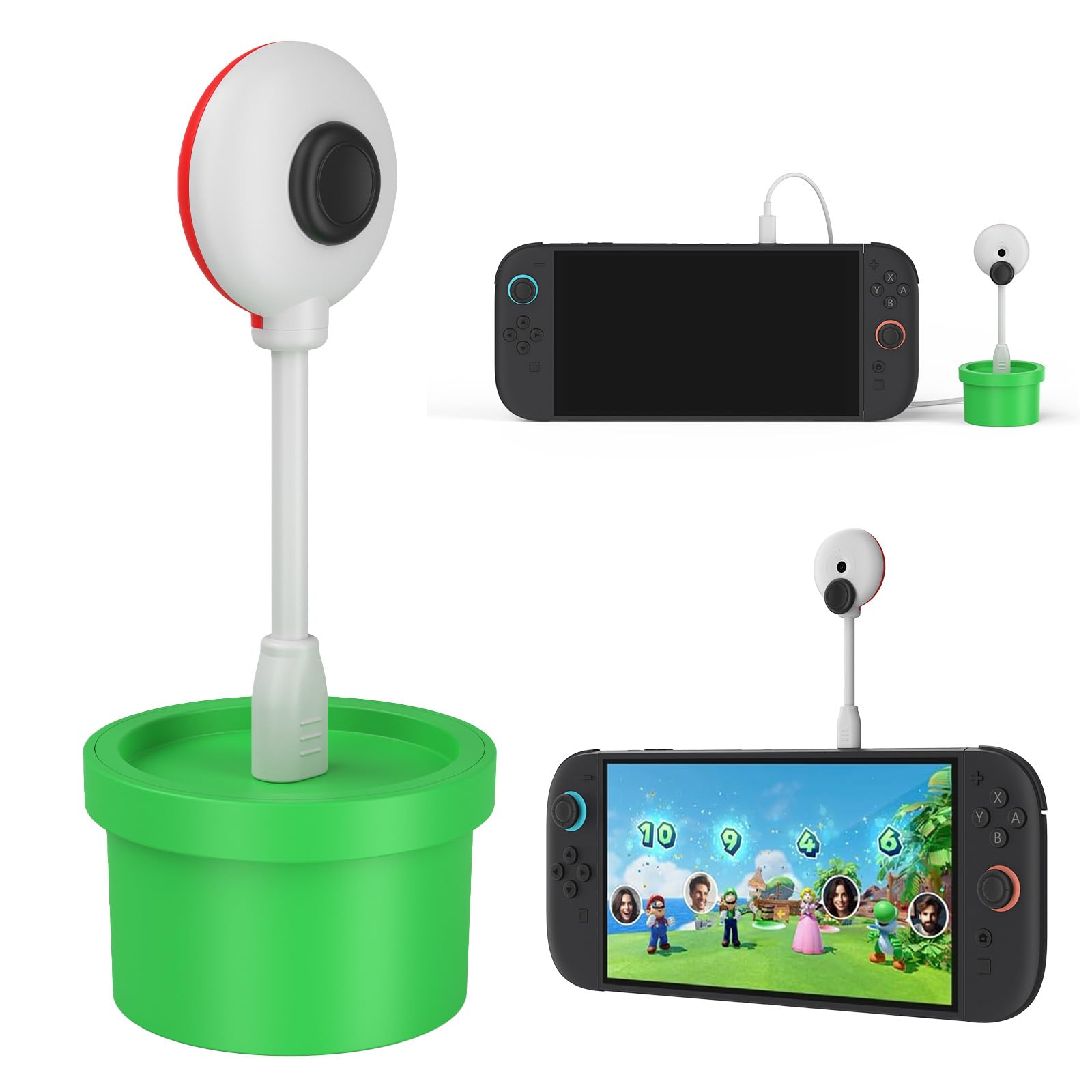 Plant Camera for Nintendo Switch 2 (2025), 720P HD USB-C Video