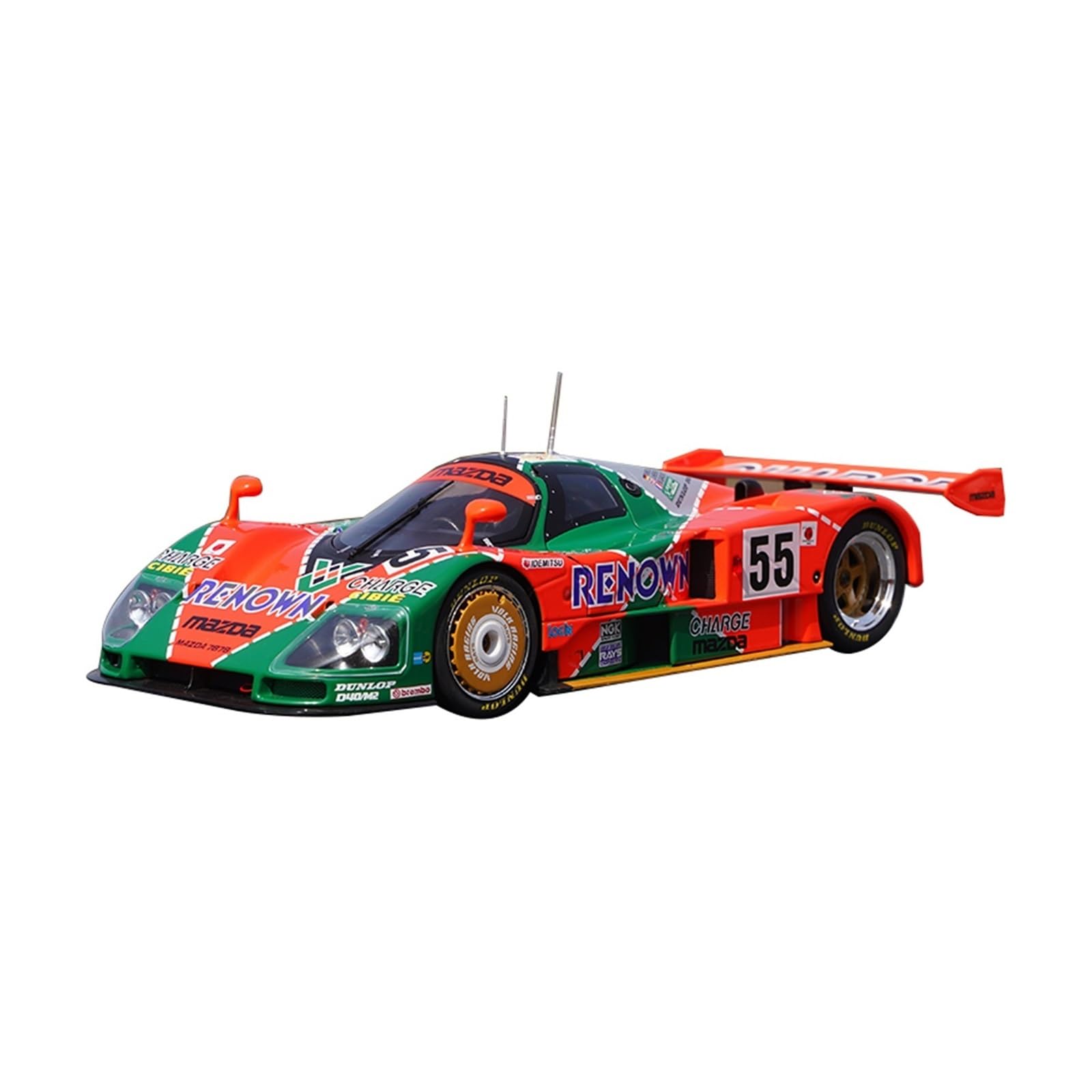 Amazon.com: Mazda 787B 55#1991 Le Mans Rally Car Simulation Alloy