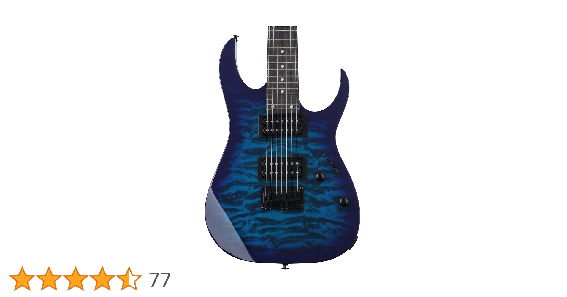 Ibanez GIO SERIES, 7 String, Quilted Maple, Fixed Bridge, HH
