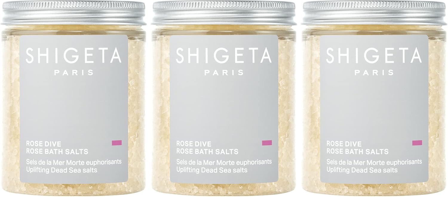 [限定セット] SHIGETA (シゲタ) ローズダイブ バスソルト 285g 3個セット