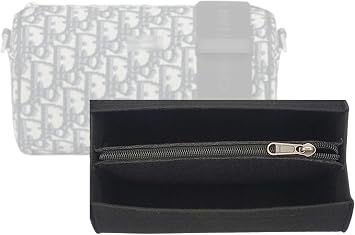 Bag Organizer for Dior Roller Messenger bag Style B-Black, Small