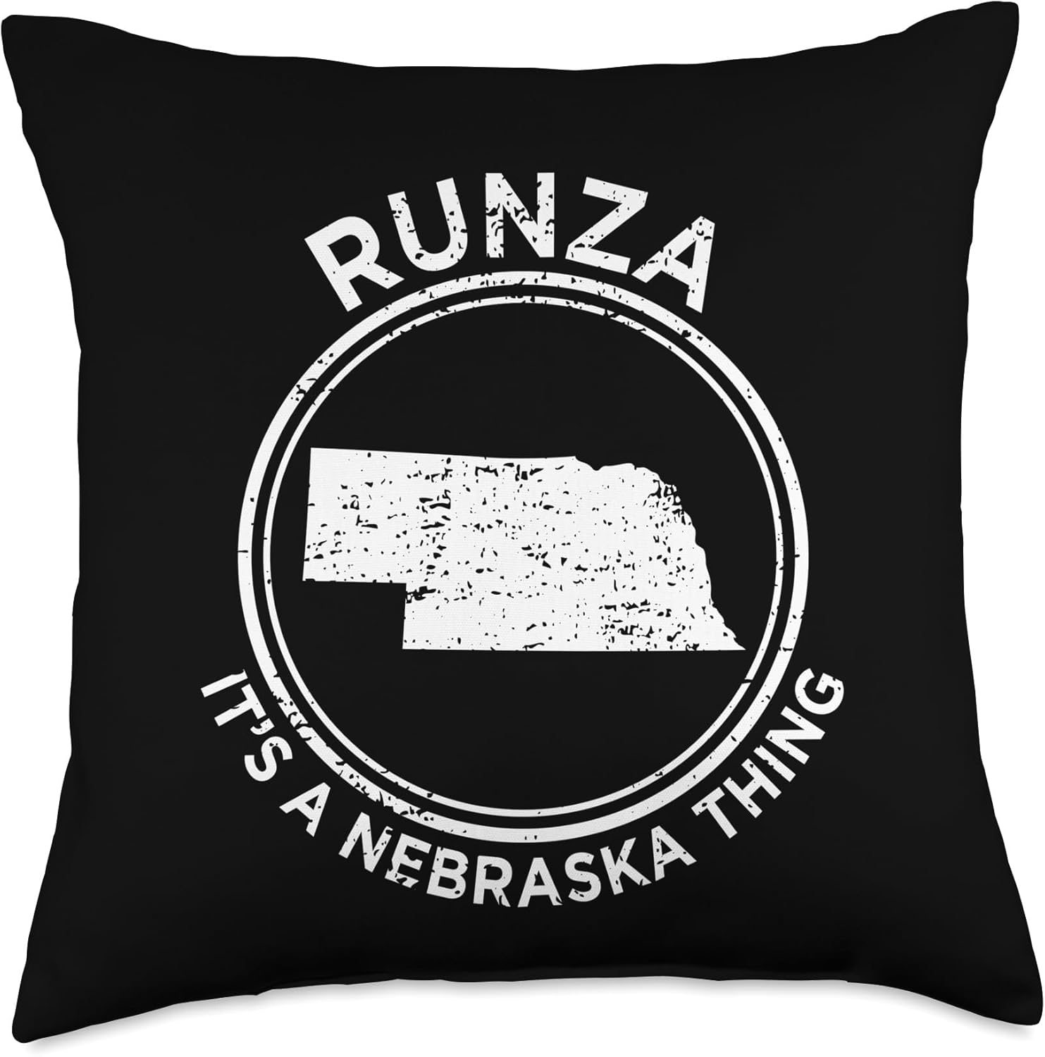 It's A Nebraska Thing Runza Throw Pillow