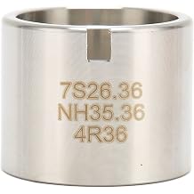 Watch Movement Holder, Stainless Steel Watch Movement Base, Multifunction Repair Assembly Tool Compatible with SKX007, NH35 36, 7S26 7S36, 4R, 8200, 1.1x1.4in