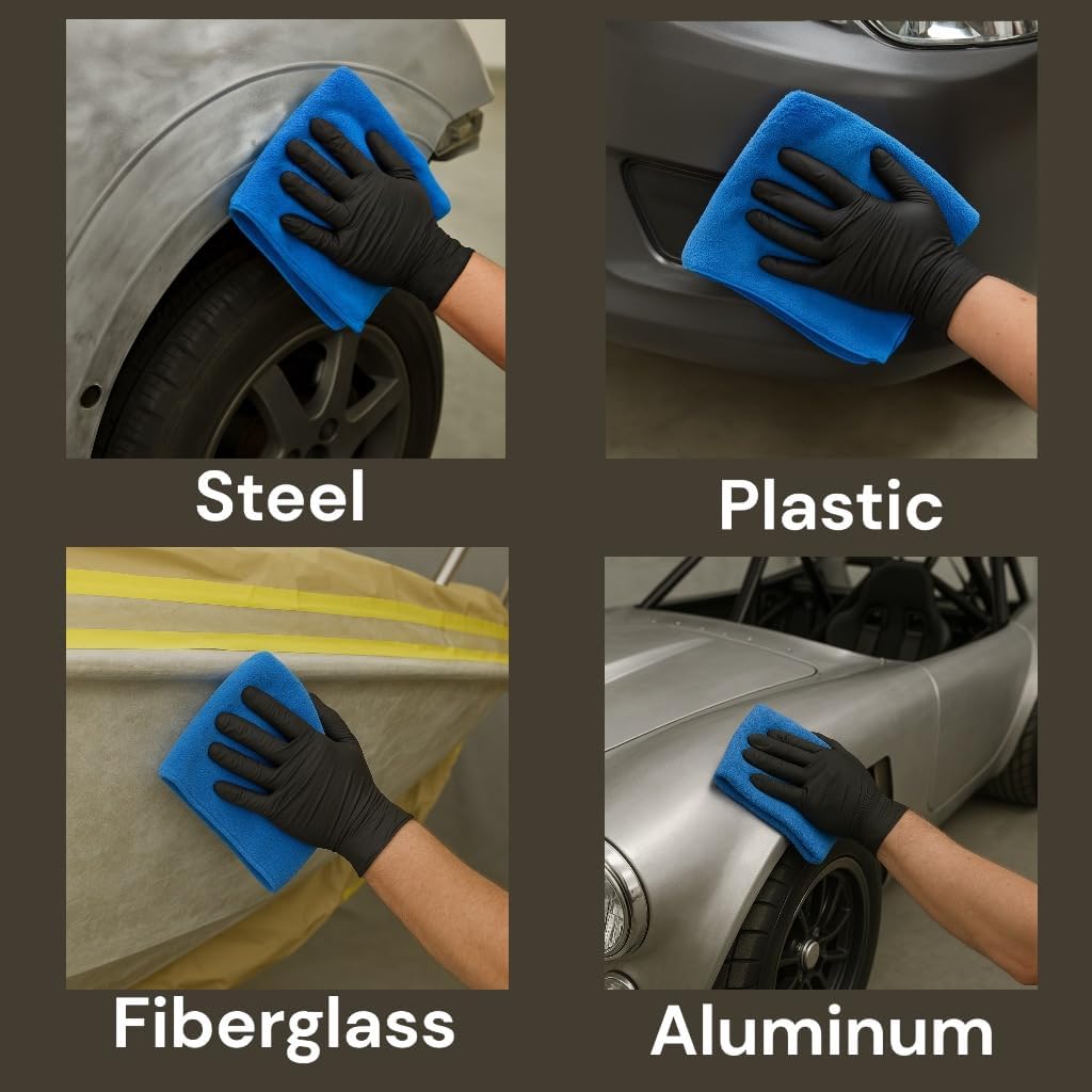 LiME LiNE Wax and Grease Remover – Multi-Surface Paint Prep Cleaner for Auto Body, Metal, Plastic, Fiberglass – Fast-Drying Solvent Degreaser Removes Wax, Tar, Adhesive & Contaminants (1 Gallon)