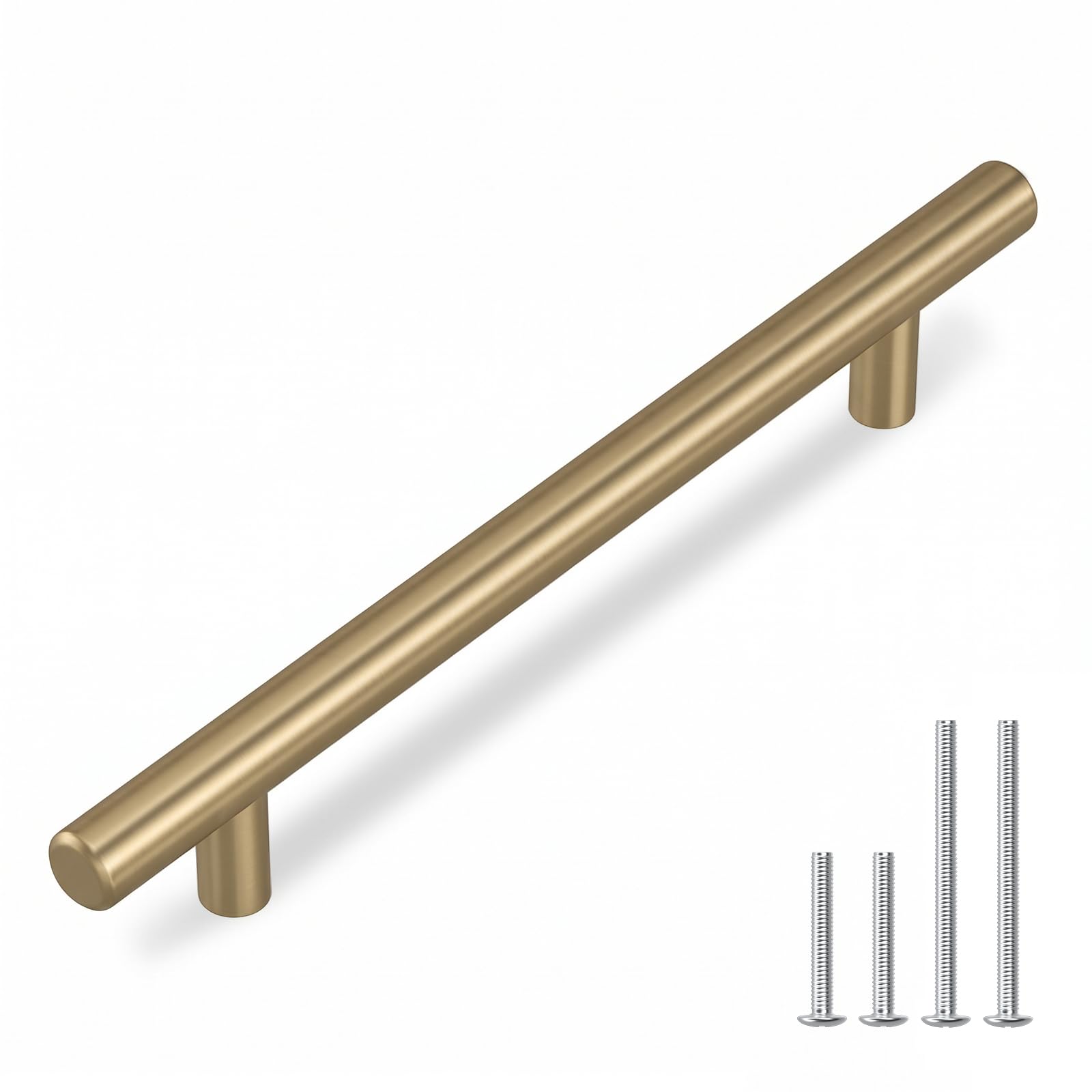 homdiy 25Pack 5in Cabinet Handles Champagne Bronze Kitchen Cabinet Pulls Drawer Pulls for Dresser Drawers