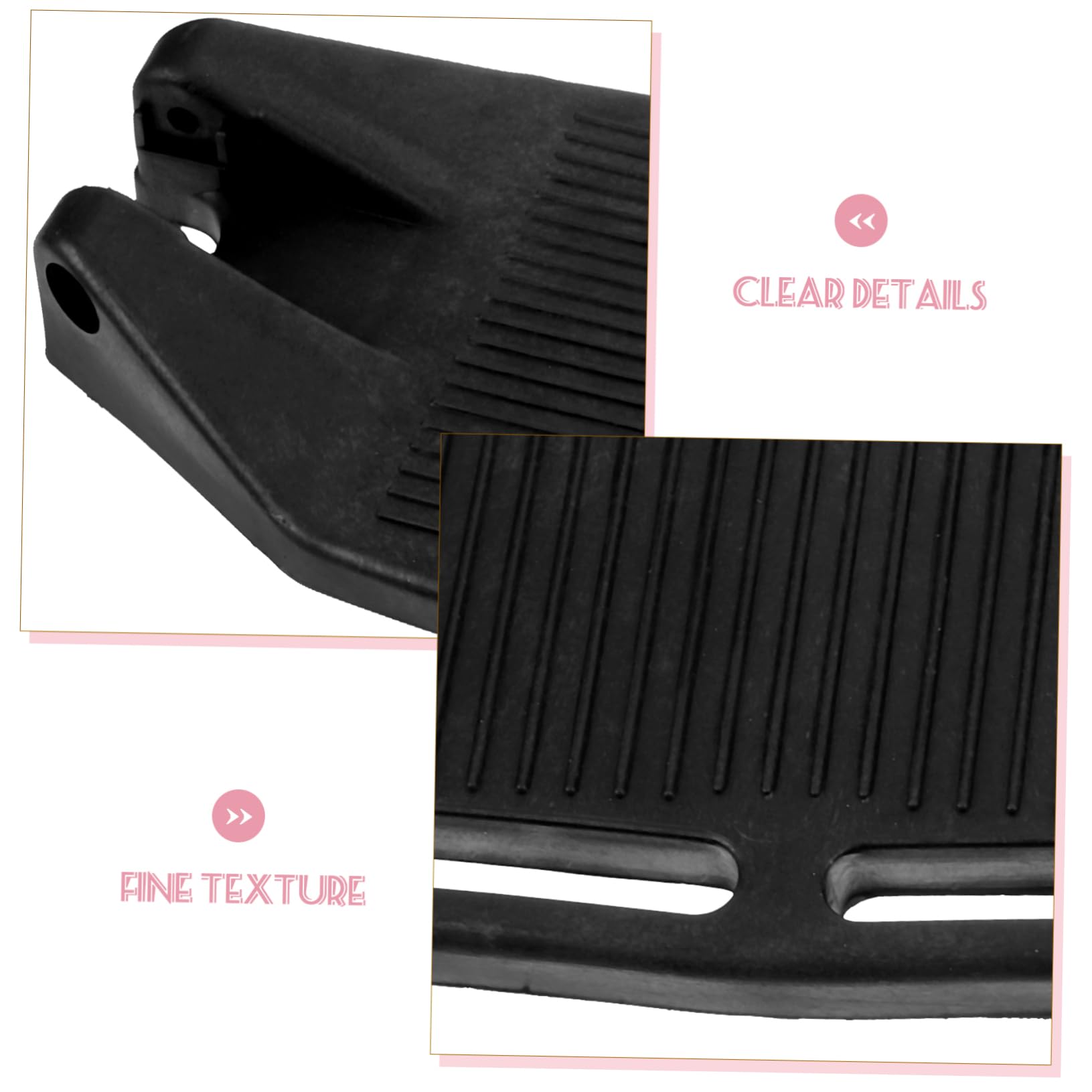 Healeved 5pares Reposapiés De Rueda Para Sillas De Ruedas Repuesto De Ergonomico Accesorio Práctico y Ligero Para Elevación y Comodidad