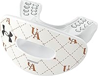 Vista 5 de Under Armour Air - Protector labial para fútbol, protección bucal completa, compatible con brákets, ajuste instantáneo, rojo