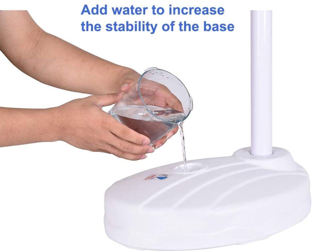 Lámpara infrarrojo lejano suelo con regulación del calor brazo flexible e Inyección de Agua Base del soporte para la belleza de rehabilitación física Recuperación de los cadáveres