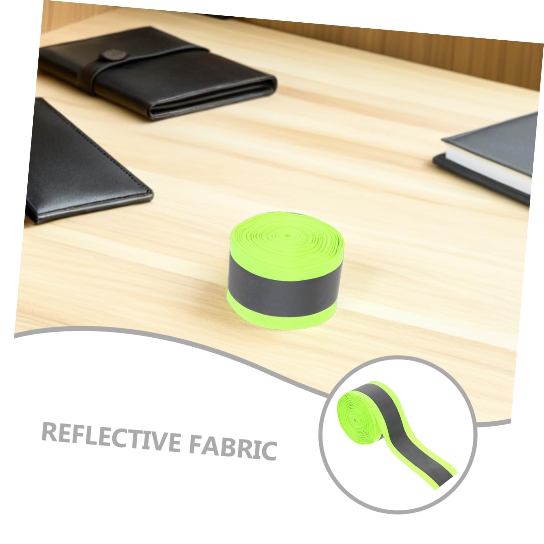 MAGICLULU 2 Striscia Riflettente per Cucire Nastro Sicurezza Alta Visibilità Fluorescente per Abbigliamento e Progetti Creativi