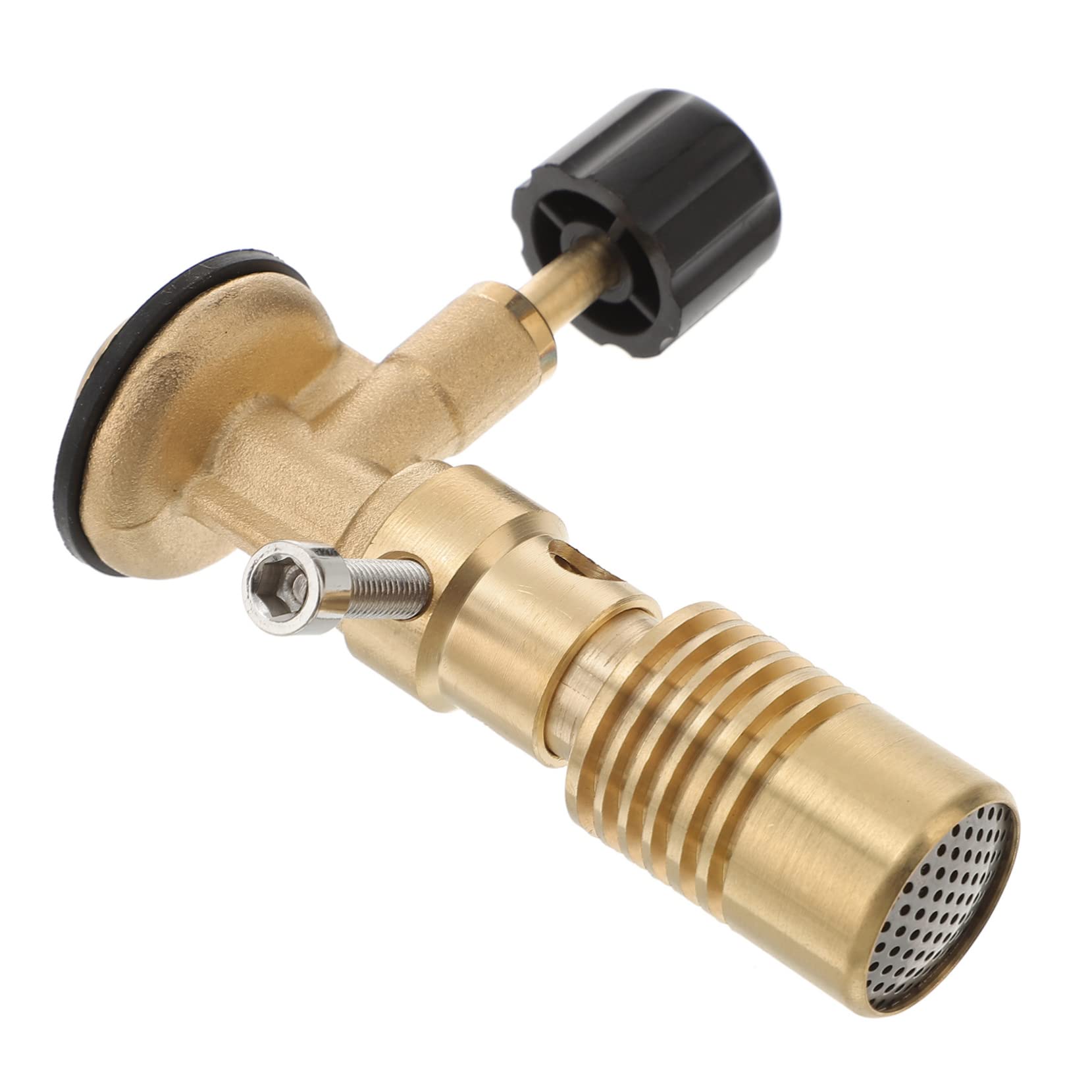 Healifty Portable Bunsen Burner Torch Head for Propane Tank Brass Burner Anti-tip Heating Tool