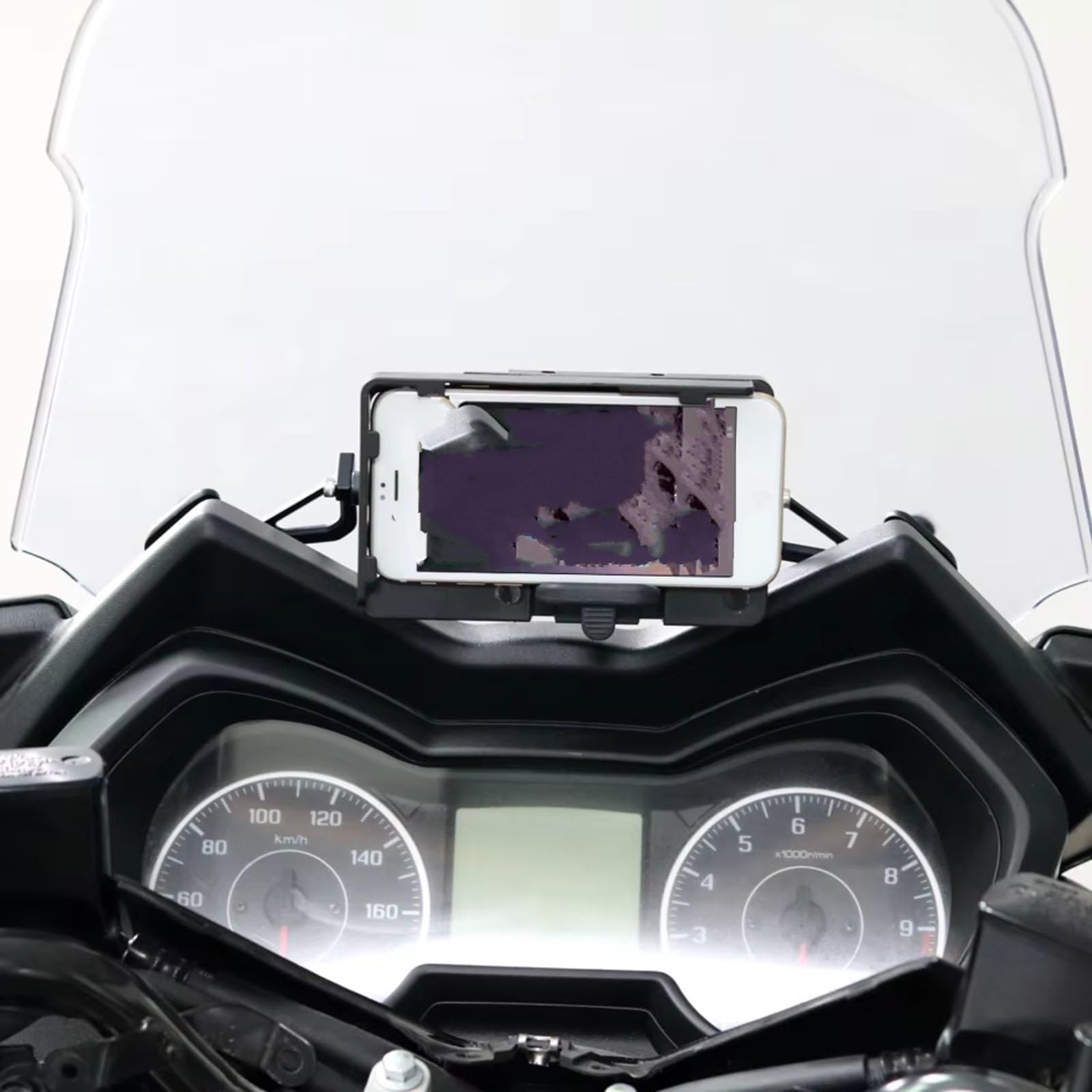 Supporto Per Telefono Moto Per XMAX 300 250 125 Supporto Telefono Anteriore Motocicletta Supporto Piastra Di Navigazione GPS Smartphone(Set)