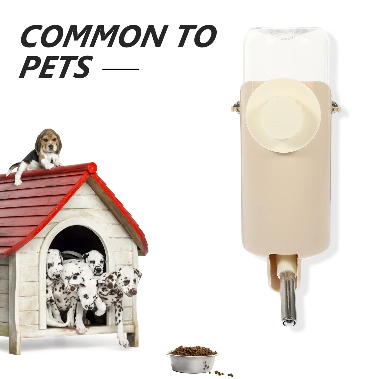 Housoutil 2pezzi Dispenser Automatico Per Criceti e Conigli Borraccia Per Animali Domestici Design Portatile e Antigoccia Facile Da Pulire e Ricaricare Adatta Per Gabbie Di Piccole