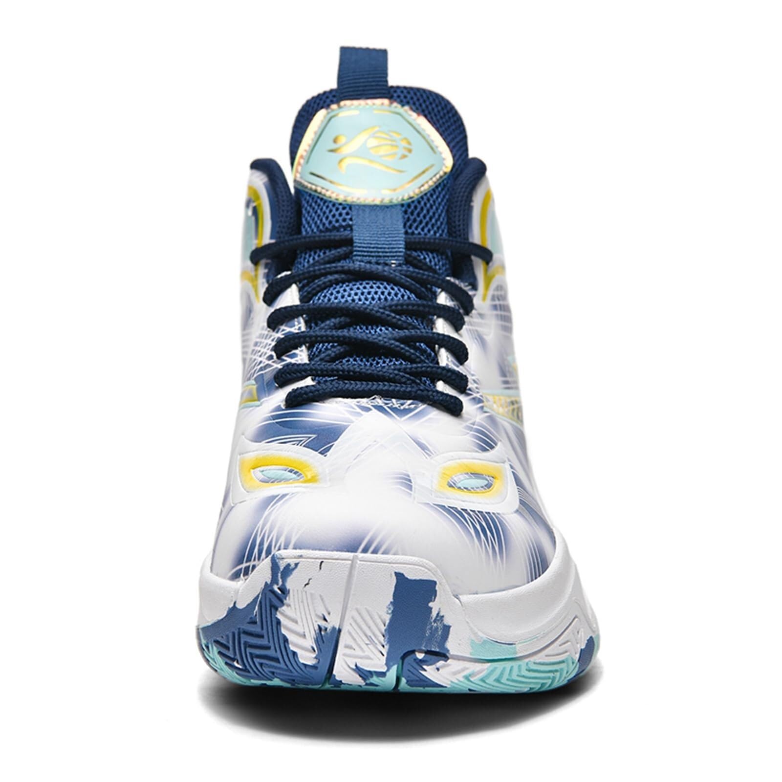 Scarpe da Basket da Uomo con Cinturini, Leggere, Antiscivolo, ammortizzanti, Resistenti all'Usura, Scarpe Sportive alla Moda