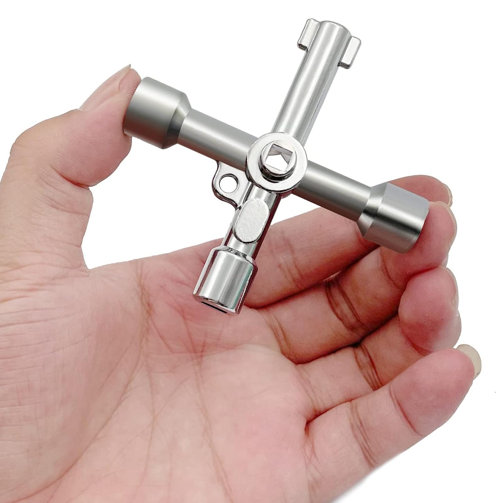 4-Wege Multifunktionsschlüssel – Universal Cross Key Für Zählerkästen, Gas, Wasser, Strom