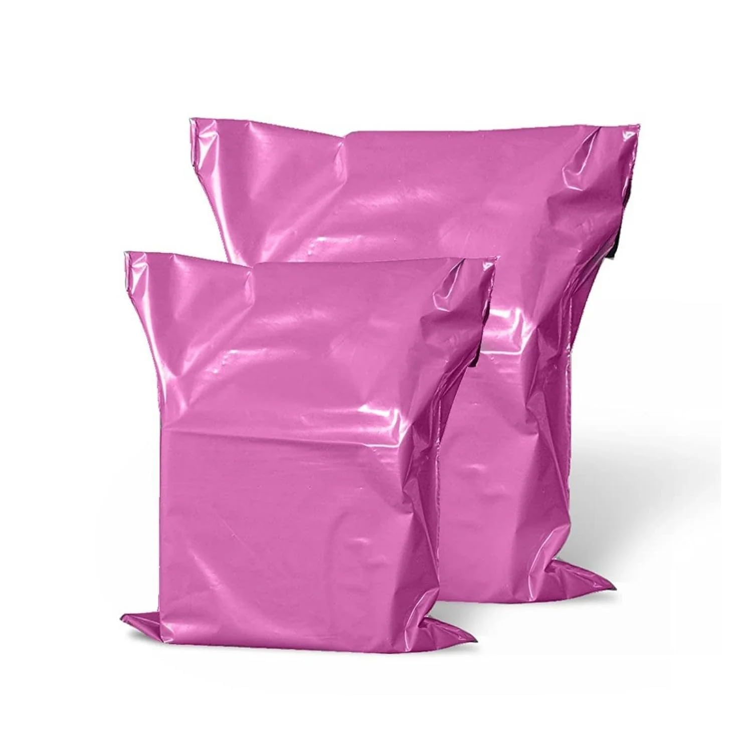 BNTrade 17 x 22 inch Mailing Bags – Strong Plastic Postage Bags with Peel & Seal | Large Mail Bags for Clothes, Parcels, Vinted | XL Parcel for Posting & Shipping (Pink, Pack of 10)