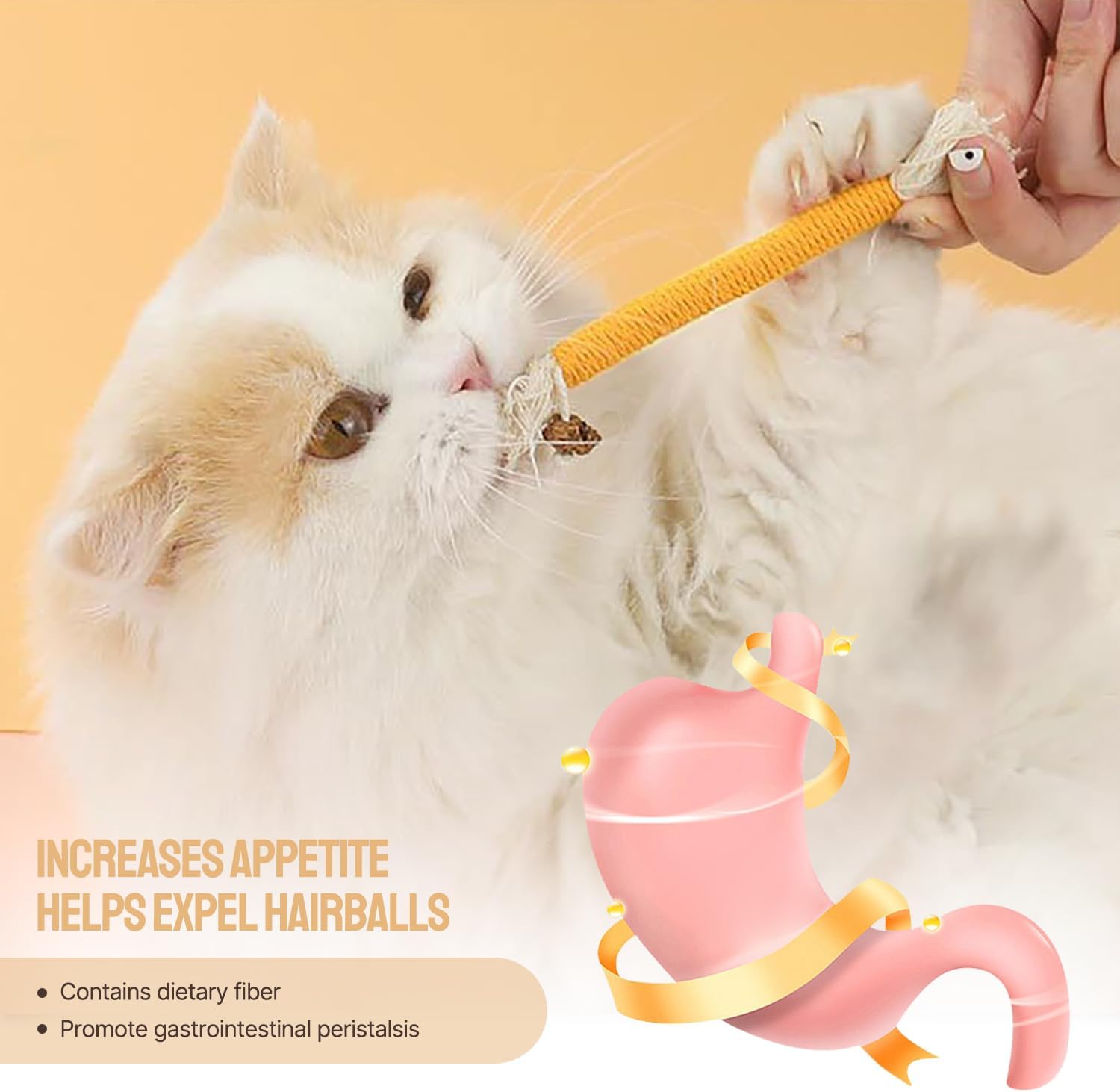 SUOXU Catnip Toy Silvervine Chew Sticks,Interactive Cat Toy for Indoor Cats, Natural Cat Kitten Teething Chew Toy, Suitable For Teeth Cleaning and Stress Release Catnip Toy Chewing Rope 6 61jFlAkvi L. AC SL1500