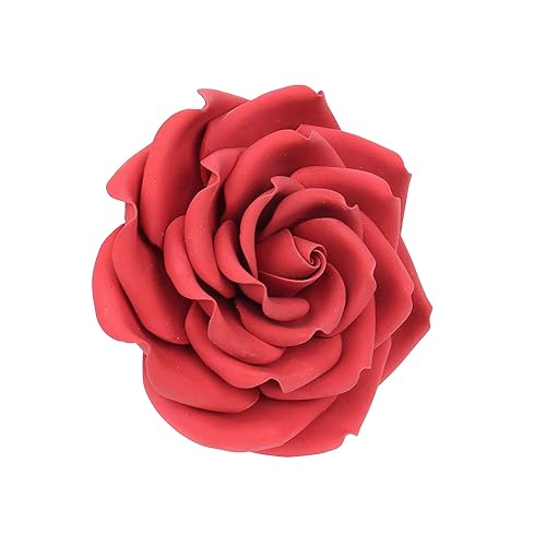 Miniatura 2 de O'Creme Rebecca Rose Gumpaste de azúcar de 5 pulgadas, para decoración de pasteles, decoración de pasta de azúcar para pasteles, decoración de