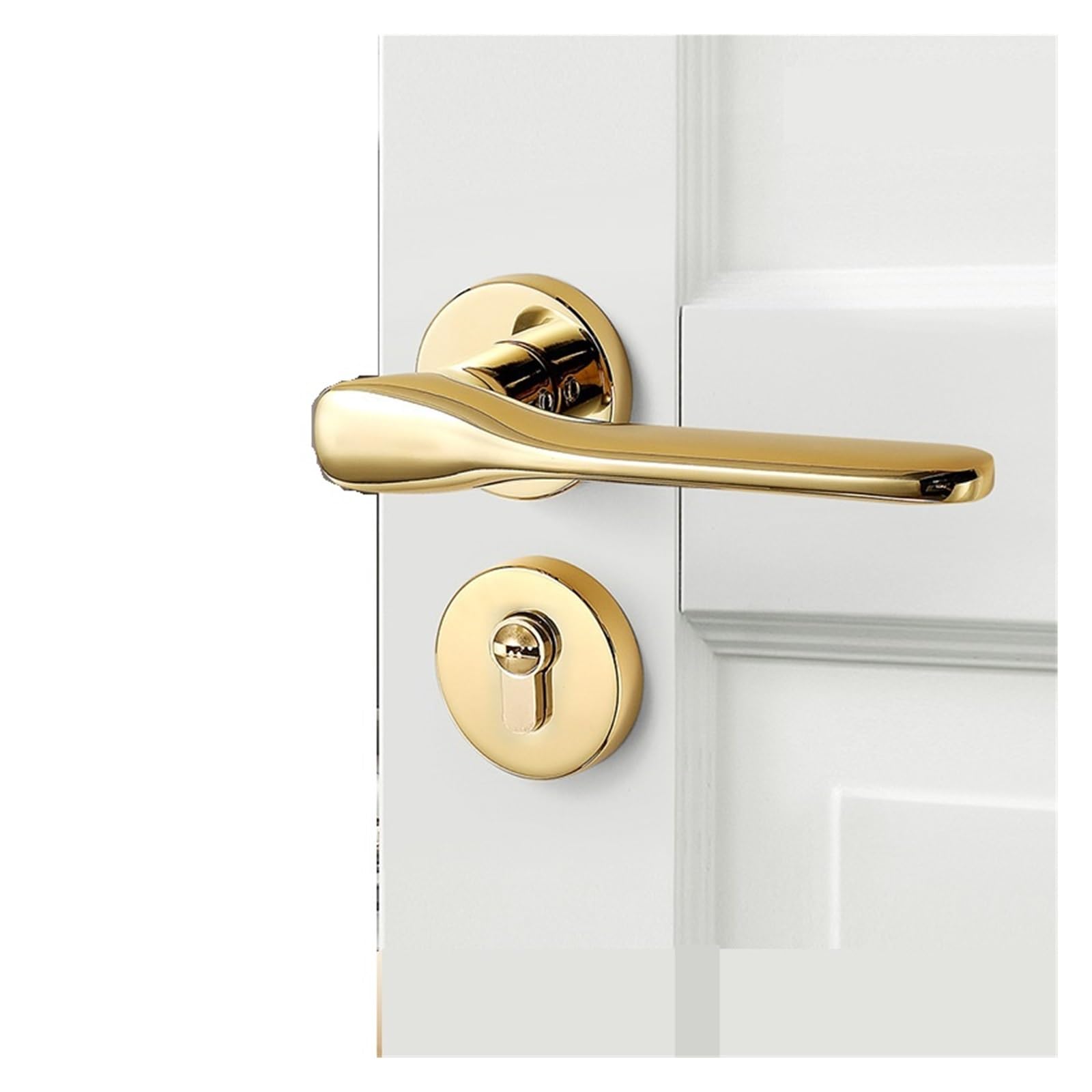 Serrure de porte française au design luxe et moderne pour chambre chic