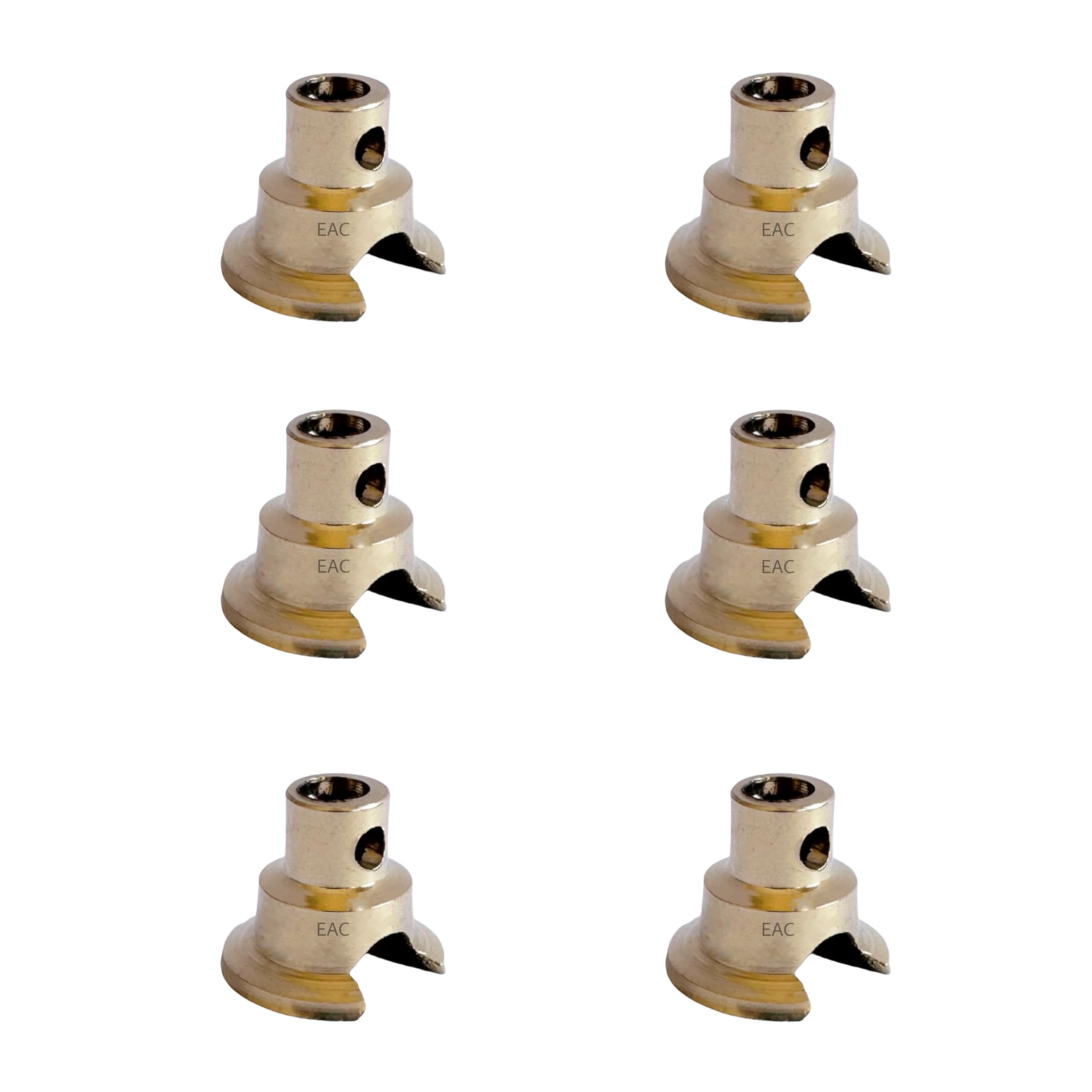 EAC Pure Brass Round Wick Holder for All Types of Pooja Diya, Oil Lamp, Deepak Thiri Stand for Batti Holder (Pack of 6) (B0CKBW31PC) Amazon Price History, Amazon Price Tracker