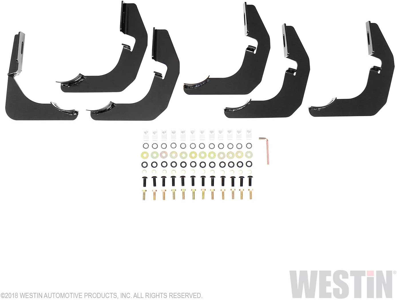Westin 21-23845 Pro Traxx 4 Oval Nerf Step Bars fits 2015-2019 Silverado Sierra 2500 3500 Std. Cab (Diesel only) Black 1 Pair
