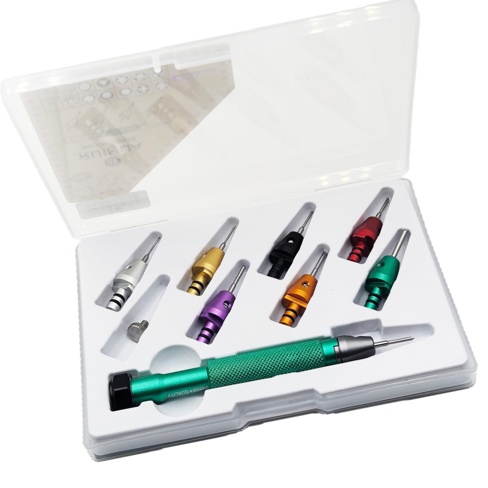 Compact T Shape Screwdriver with Interchangeable Bits for Electronics and Furniture with Changeable Tips for Multiple Repair Tasks