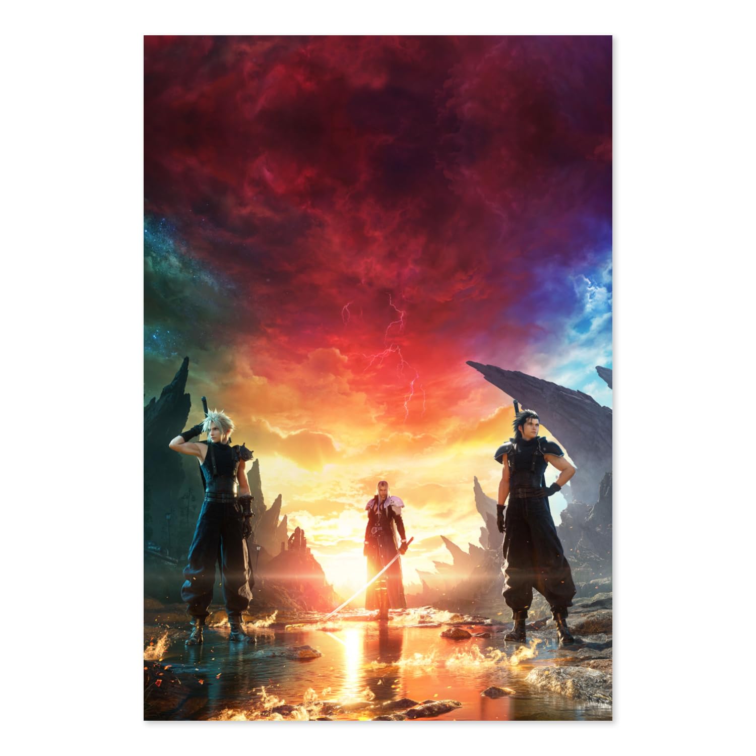 FINAL FANTASY VII REBIRTH ポスター Amazon.com: Final Fantasy VII (7) REBIRTH Poster | Official