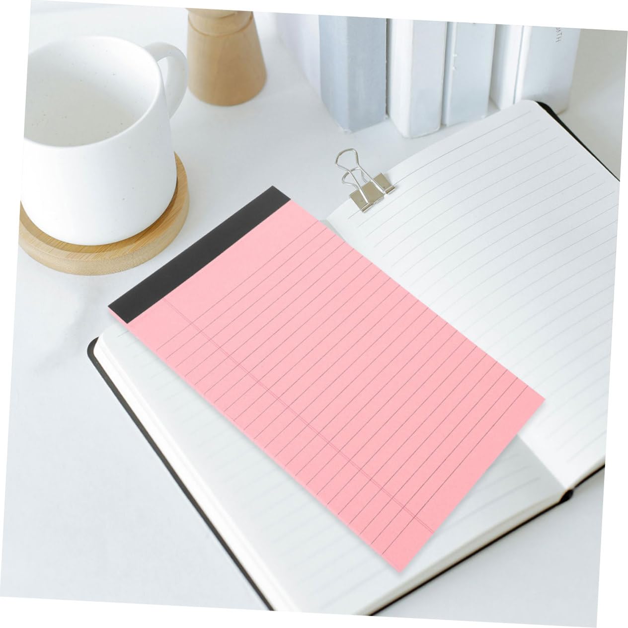 VILLCASE 8 bloc-notes juridique blocs-notes cahier ligné point liste journal Cahier de prise de notes Cahier de notes juridiques Cahier de notes déchirable blocs de papier petit bloc-notes