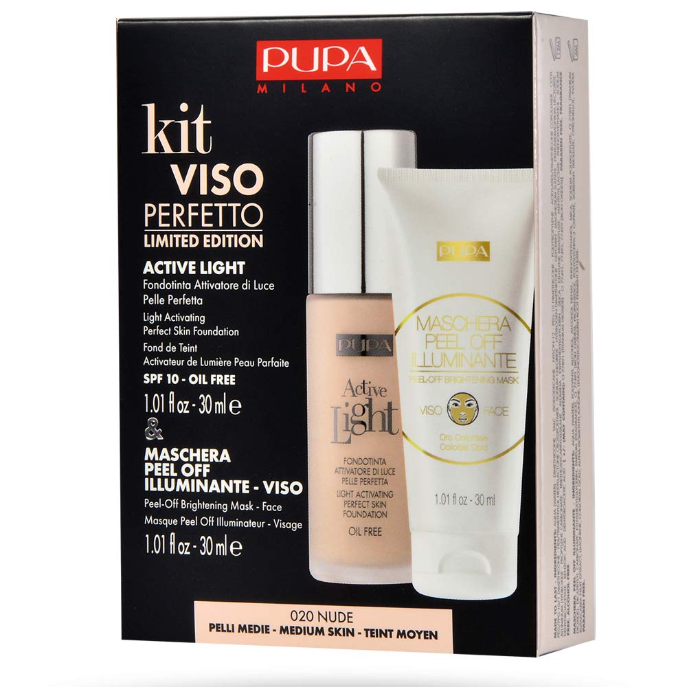 Cofanetto Pupa Kit Viso Perfetto Active Light n. 020 nude