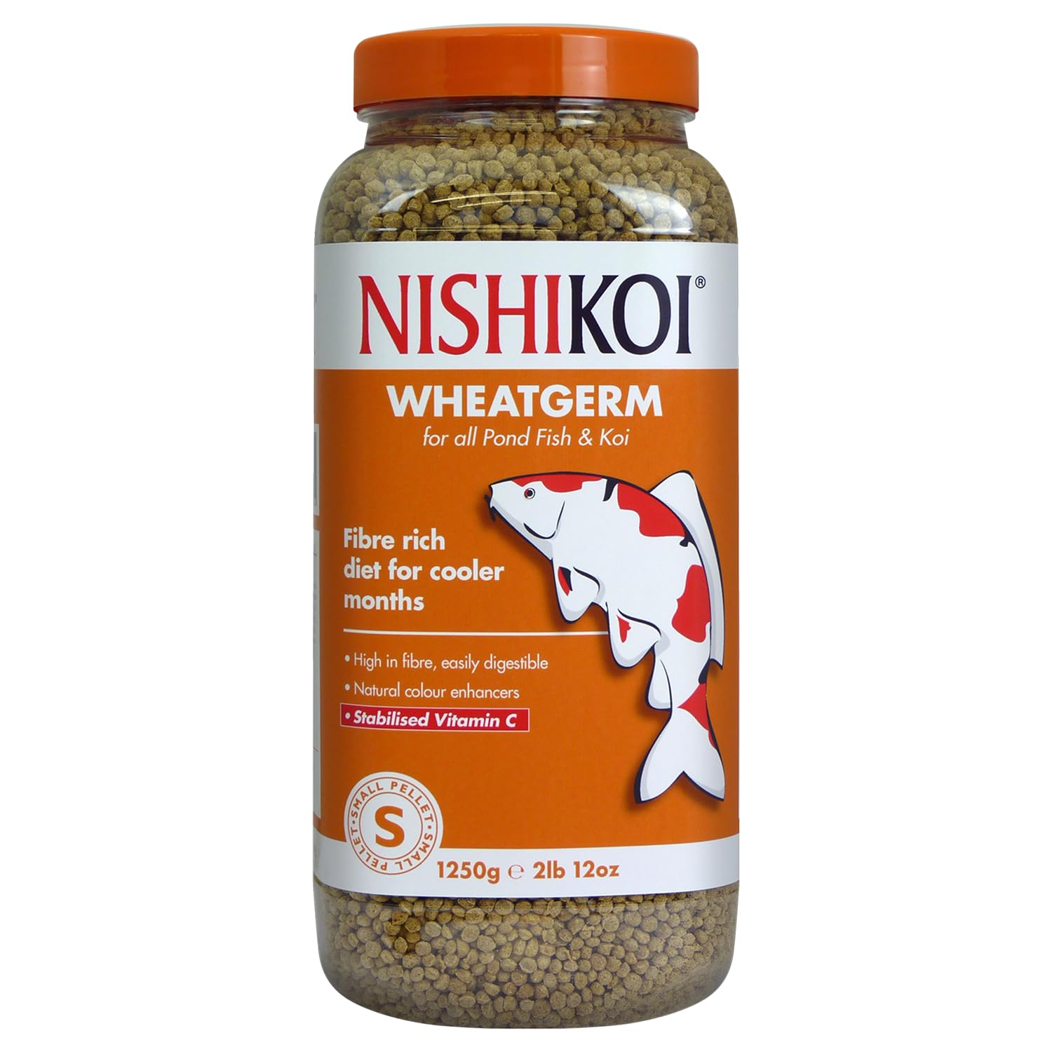 1250G NISHIKOI WHEATGERM SMALL PELLET FISH FOOD DIET FLOATING DAILY KOI POND