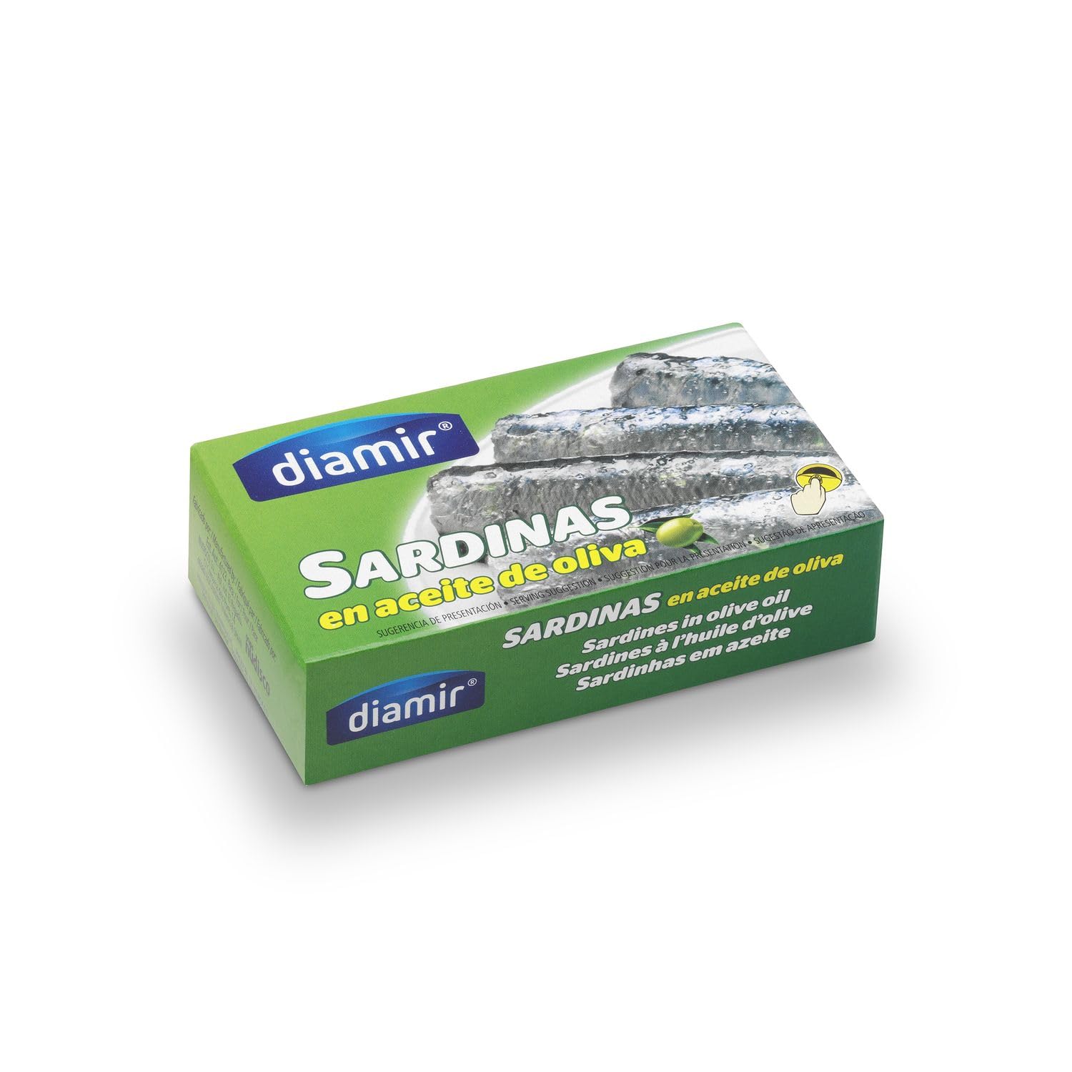 Lot 12x Sardines à l'huile d'olive - Boîte 125g