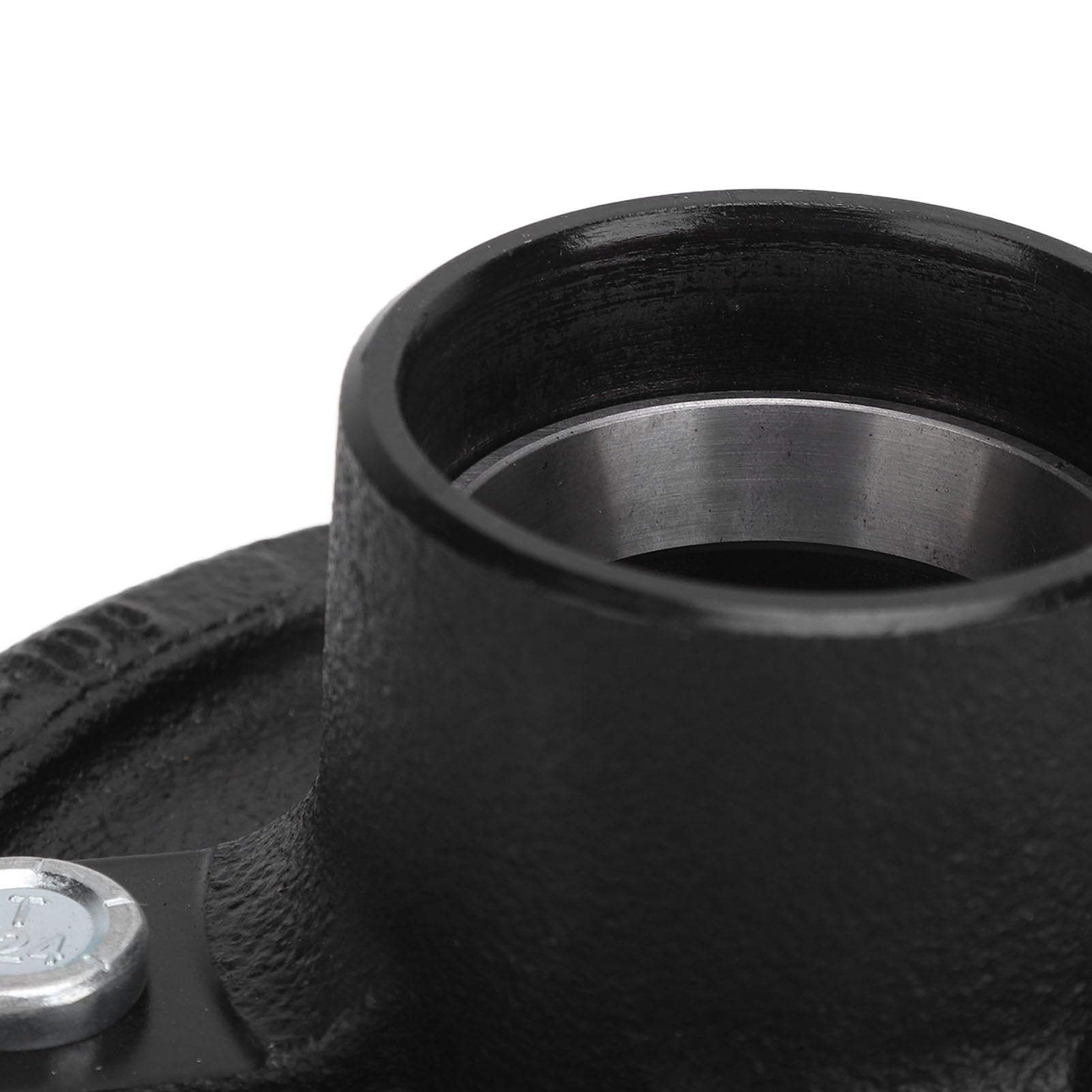 Tbest Kit D'essieu de Remorque Robuste de 2 000 lb, Roulement à Haute Charge, Moyeu de Renvoi à Vis 4 en 4 po, Rond BT8 pour Bateau Cargo