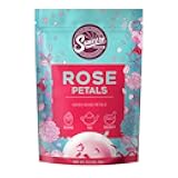 Suncore Foods Dried Rose Petals Bloom, Caffeine-Free Tea, Gluten-Free, Non-GMO, 0.3oz (1 Pack)
