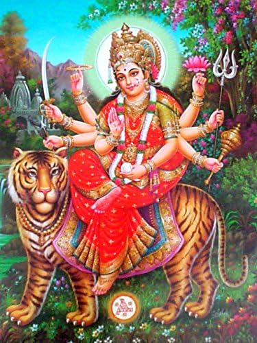 Goddess durga poster-reprint on paper-(20X16 inches) : Amazon.ca: Home