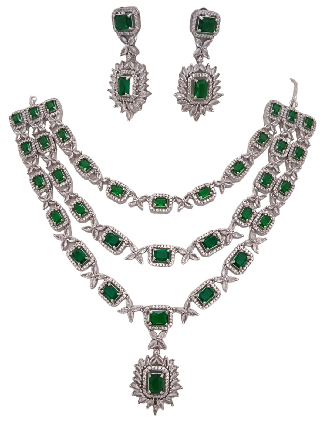 See full amazon price history chart for EVY Stylish Jewelry Set Neclace with Earrings for Women | Perfect for Gift & Suitable for All Occasion (Emerald Green) EVY Stylish Jewelry Set Neclace with Earrings for Women | Perfect for Gift & Suitable for All Occasion (Emerald Green) (B0D9286Q4H) Amazon Price History, Amazon Price Tracker