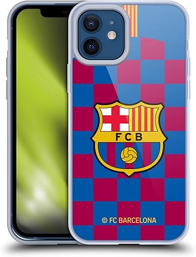 Head Case Designs Funda de gel suave con licencia oficial del FC Barcelona Home 201920 compatible con Apple iPhone 12 iPhone 12 Pro
