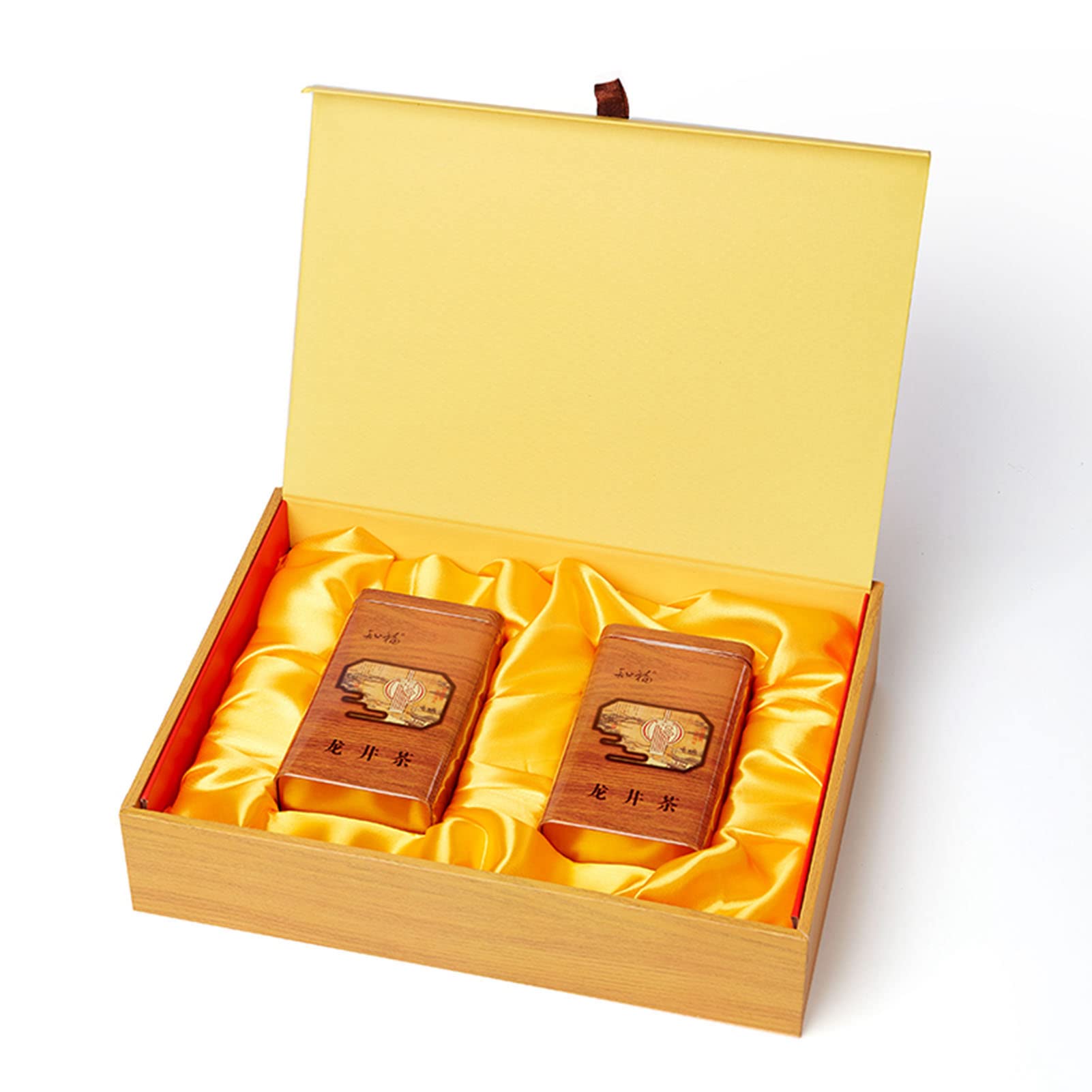 Dragon Well Zielona Herbata, Longjing Tea Luźny Liść, Prezent W Pudełku Luźna Herbata Specjalna Klasa Zbierana Przed Zamiataniem Grobowca Dzień I Deszcz Organiczna Chińska Herbata Dragon Well 7.1 Uncj
