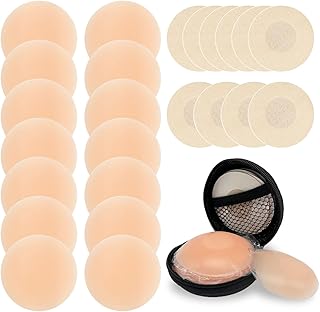 Gesponserte Anzeige – MIVAIUN 8 Paar Silikon Nippelpads Damen,10 PCS Brust Aufkleber, Nippel Covers Wiederverwendbar, Sili...