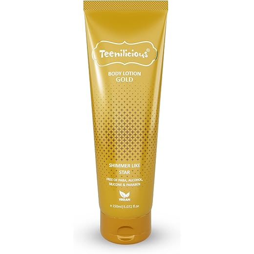Teenilicious Gold Sparkle Body Lotion - Shimmer 150ml
