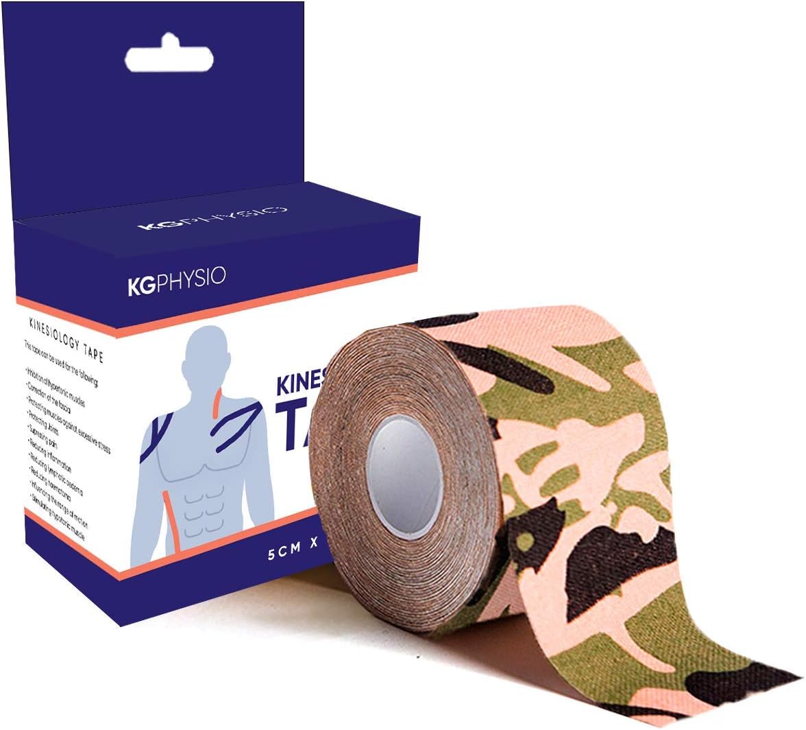 KG Physio Kinesiology Tape 5m Roll Kinesio Tape for Joint and Muscle