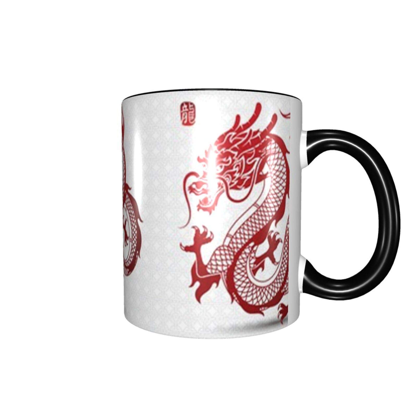 Amazon.co.jp: マグカップ 龍柄 ドラゴン (5) コーヒーカップ