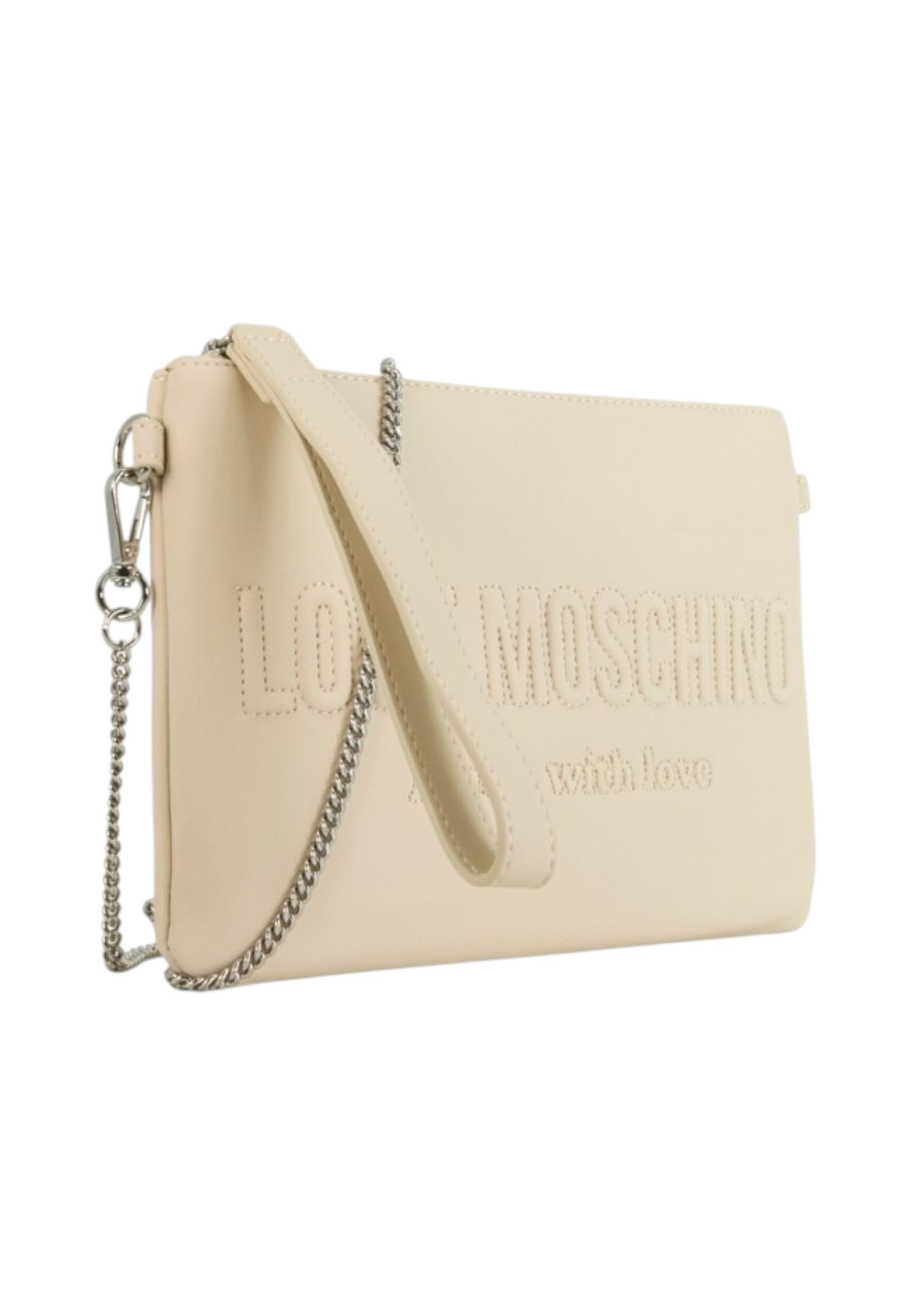 Love Moschino JC4050PP1OLE0110, hecho a mano, para mujer, marfil, única, blanco perla (ral 1013), Talla única